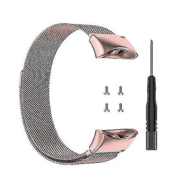 Udskiftningsrem i milanesisk stil til Garmin Forerunner 45 / 45s / Swim 2 Rose Pink