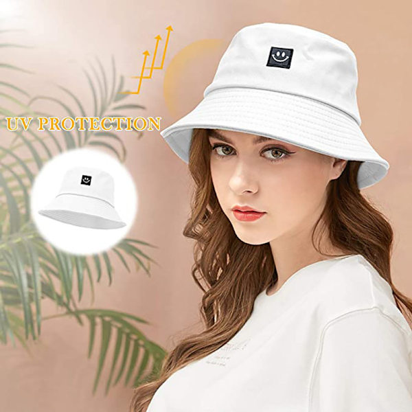 Fiskehatt för damer - unisex solhatt bucket hat fiskehatt