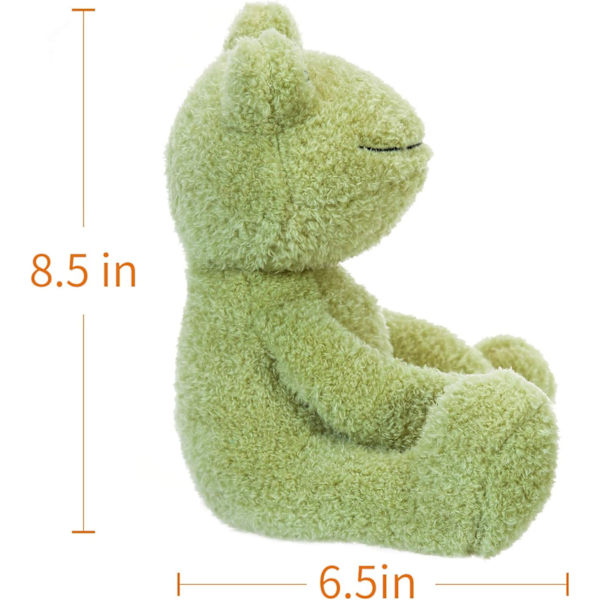 Plush Leksak Groda i Sammet Mjuk Gosig Perfekt för Barn (Grön Groda, 8,5 Tum)