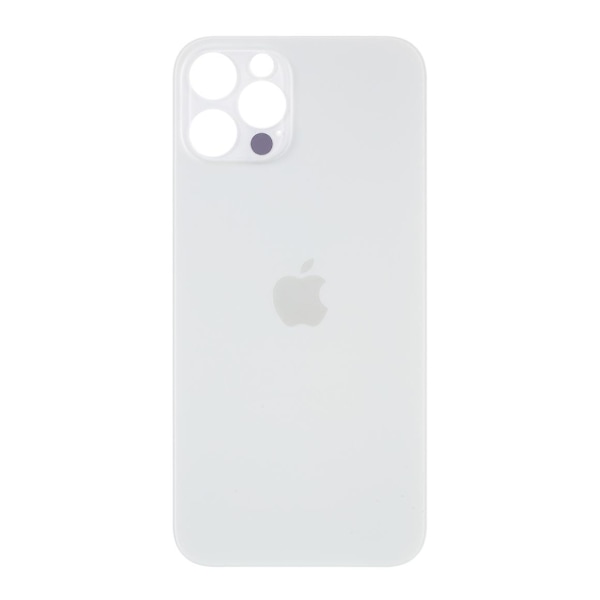 Batteri Hus Cover til iPhone 12 Pro Reparationsdel (Kameraring Hul Standard Version) Hvid White iPhone 12 Pro 6.1 inch