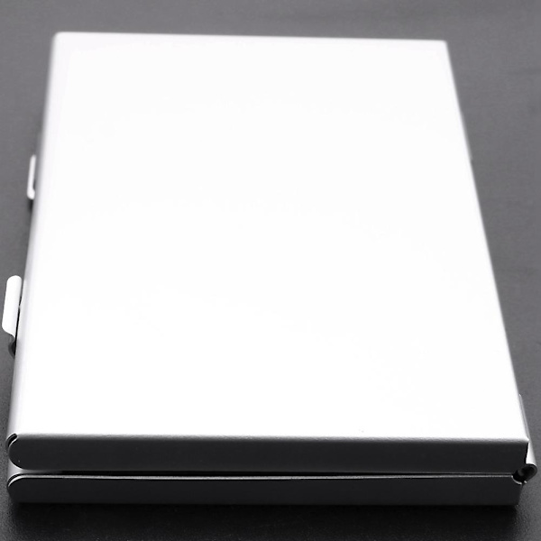 2x Aluminium etui for 24 TF SD-kort, tilfeldig farge