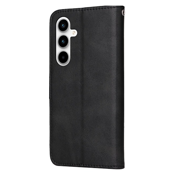 SKALO Samsung A35 5G PU Læder Wallet Case - Flere Farver Black Black