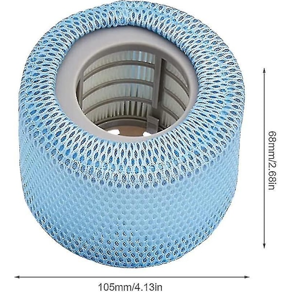 2-pak Beskyttelsesnet Kompatibel med Mspa Spa Filter, Net til Mspa 90 Ply Erstatningsfilter