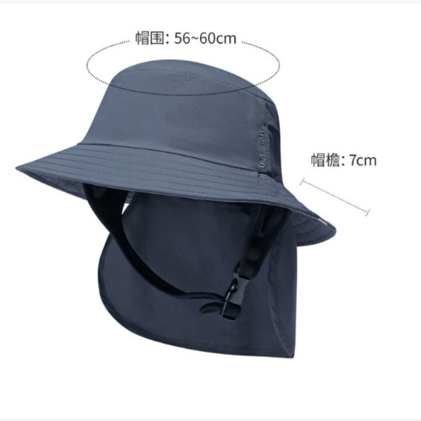 Bucket Hat Bredbrättad hatt SVART svart