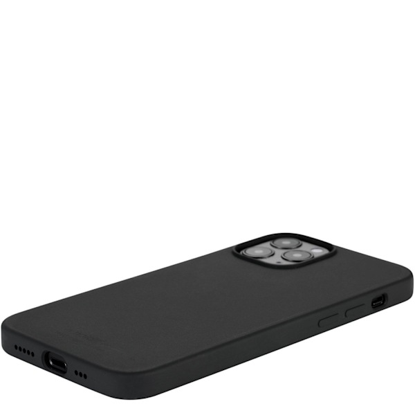iPhone 12/12 Pro - holdit Silikon Mobilskal - Svart{qw} Black Svart