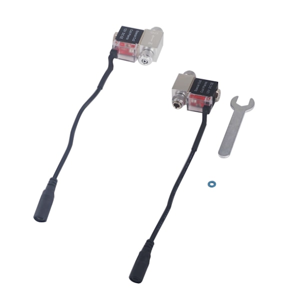 AC100-240V Enkel/Dobbel Hode Akvarium CO2 Solenoidventiler Regulator Lav Temperatur Fisk Tank Elektriske Solenoidventiler EU Plugg EU plug Double
