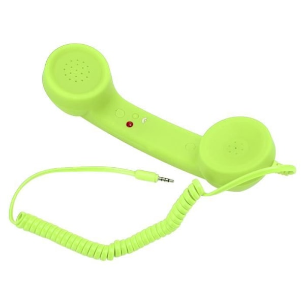 HURRISE Wired Telephone Handset Receiver Professional Retro Telephone Receiver Video Projector Video Jack Green