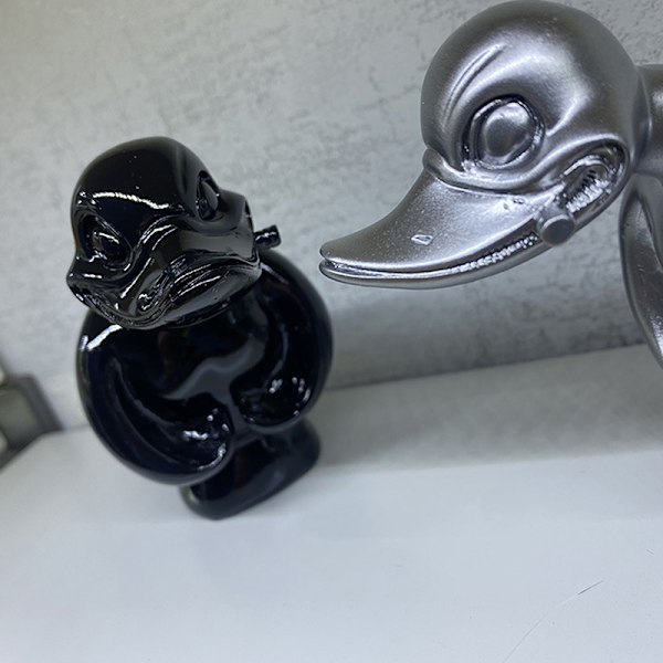 Sint Ducky Bilhettepynt Bil Dekorasjon Front Dekorasjon Black
