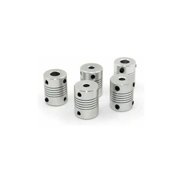 5 stk. Fleksible koblinger 5mm til 8mm NEMA 17 akselkobling til RepRap 3D-printer Prusa i3 eller CNC-maskine