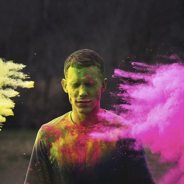 Holi Pulver - Sæt med 10 farver(XH( multifärg multicolor