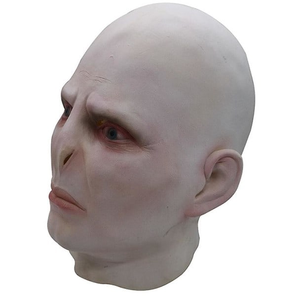 Potter Lord Voldemort -naamio Halloween-juhliin Cosplay Harry rekvisiitta kasvopeite päällystakki Voldemort