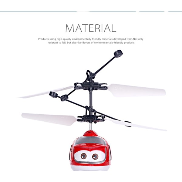 Mini RC Helikopter Drone Med Waterdrop Control Modell Tecknad Gest Sensing Flygplan Infraröd Plan Leksaker För Barn