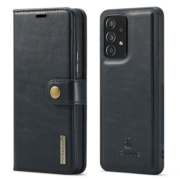DG MING Samsung A53 5G 2-i-1 Magnetisk Wallet Cover - Sort Black Black