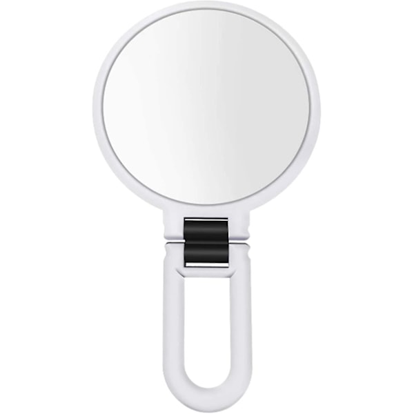 15x Magnifying Mirror Folding Hand Mirror Double Sided Pedestal Mirror Travel Makeup Mirror