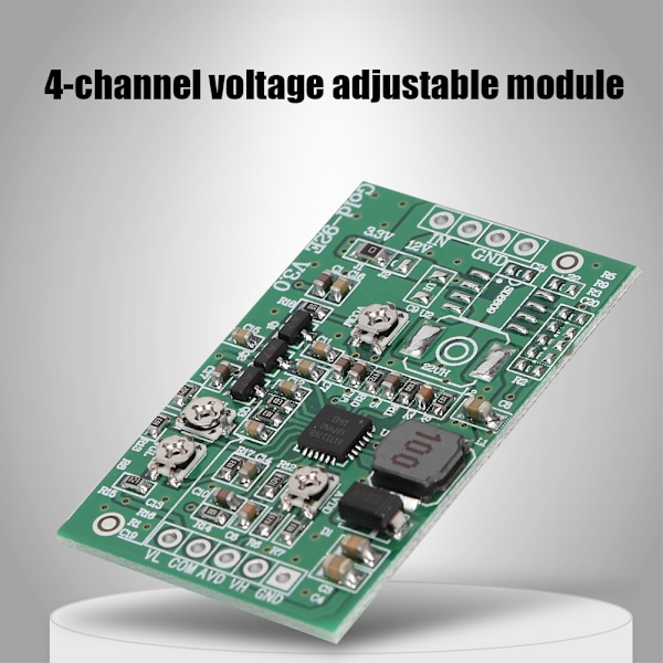 Boost Board Modul LCD TCON Board VGL VGH VCOM AVDD 4 Justerbar Guld-92E Zhide++