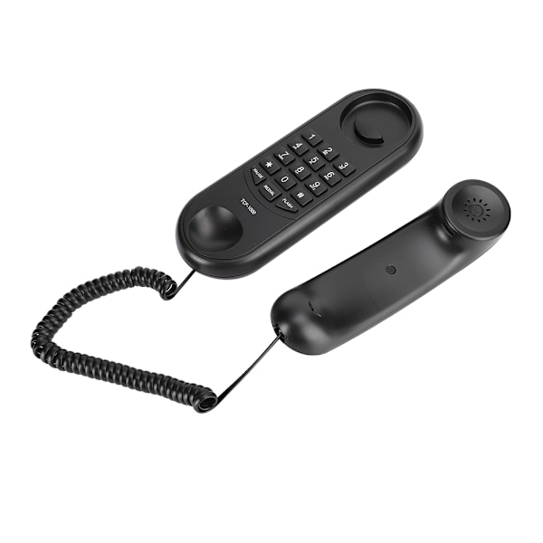 TCF1000 ABS Svart Bord- og Veggmontert Telefon med Dobbel Bruk for Hotell Kontor Familie Heis Bad