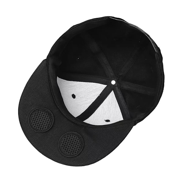 Mössa med Bluetooth-högtalare Justerbar Musikmössa Bluetooth-keps Grey White