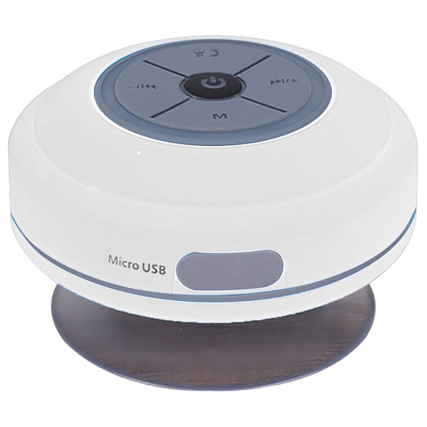 Vattentät Bluetooth LED-duschhögtalare FM-radio