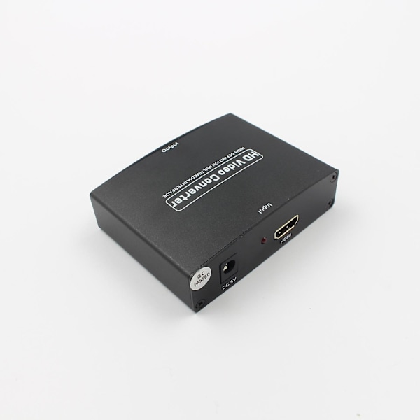 1080P HDMI til YPbPr 5RCA RGB + R/L Video Audio Konverter Adapter HDMI til Komponent Konverter til PS3