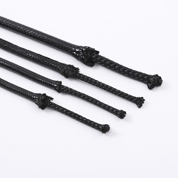 80m/spole 2mm svart satinsvart nylontråd för att göra armband,
