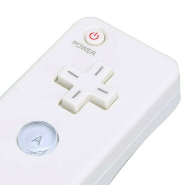 Erstatnings trådløs fjernkontroll for Wii for Wii U for Wiimote-WELLNGS White