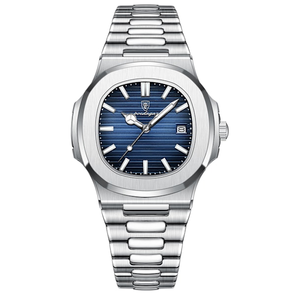 Herre Minimalistiske Armbåndsure Quartz Analog Armbåndsure Datokalender Lysende Armbåndsure Elegante Business Armbåndsure Herre Armbåndsure i Rustfrit Stål