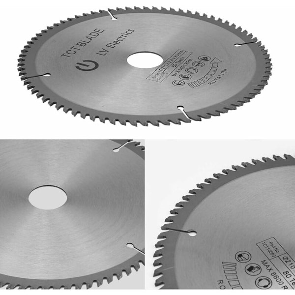 Cirkulær savklinge - 210mm x 30mm til metal, metal, sten, glas