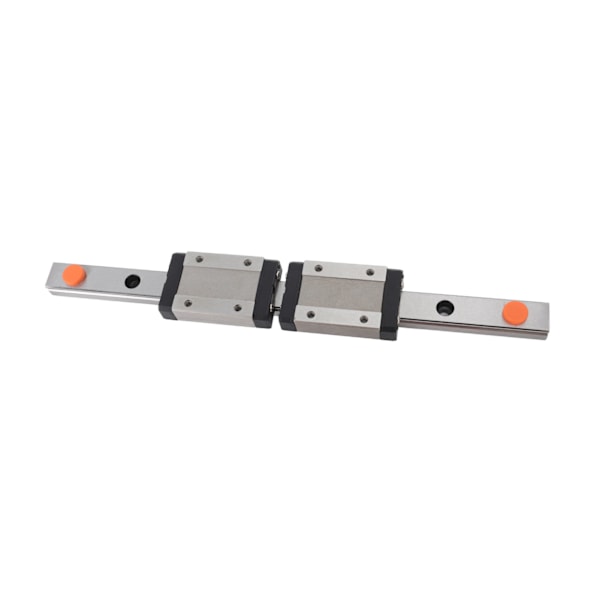 200mm Lineær Guide med 2 Skyveblokker MGN12H Lagerstål Lineær Bevegelsesguide Skinne for 3D-skriver CNC-verktøy
