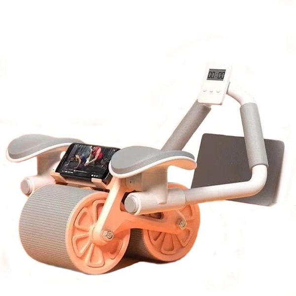 Abdominal Hjul Automatisk Tilbagefjedrende Muskeltræning Orange
