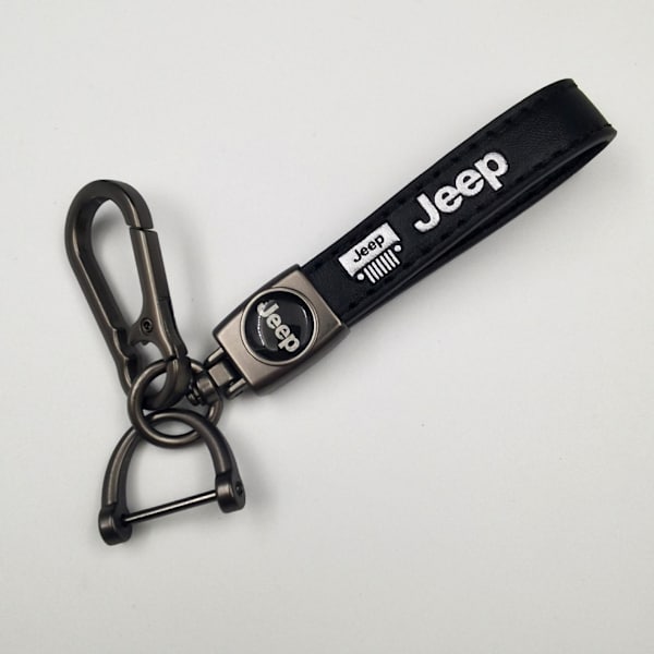 Bil Læder Cykel Nøglering Metal Finish | Kraftig Nøglering | Nøglering Og Krog Montering Gun Farve Hardware Gun Color Hardware Jeep