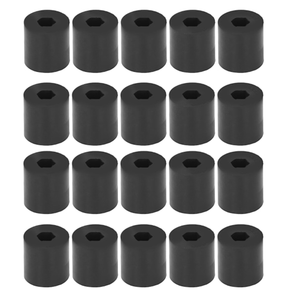 20 stk plukkevalse plukkehjul gummi 5mm sekskant hull 30A hardhet robottilbehør sett Kit5618-4008-0016