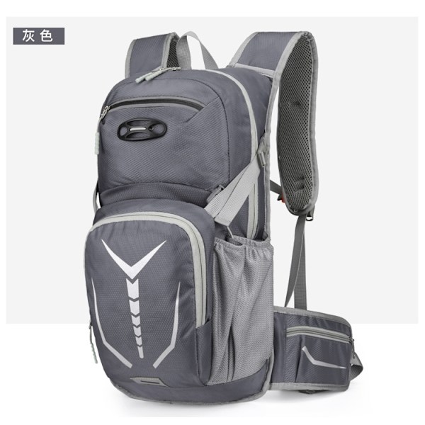 Rygsæk 18L til løb / cykling Sort Grey gray