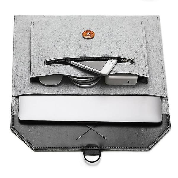 Mjukt Business Bag Case För Air Pro Retina 13 Laptop För Väska Ljusgrå