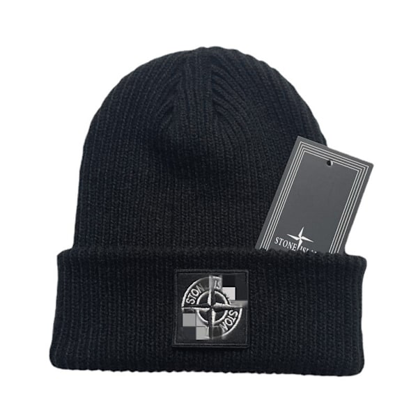 2024 Stone Island Warm Cuffed Cap Knitted Stretch Beanie Winter Hat Men Women Gifts