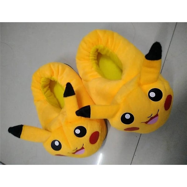 Pikachu Söta Roliga Plyschtofflor för Vuxna 36-43 WELLNGS 36-37