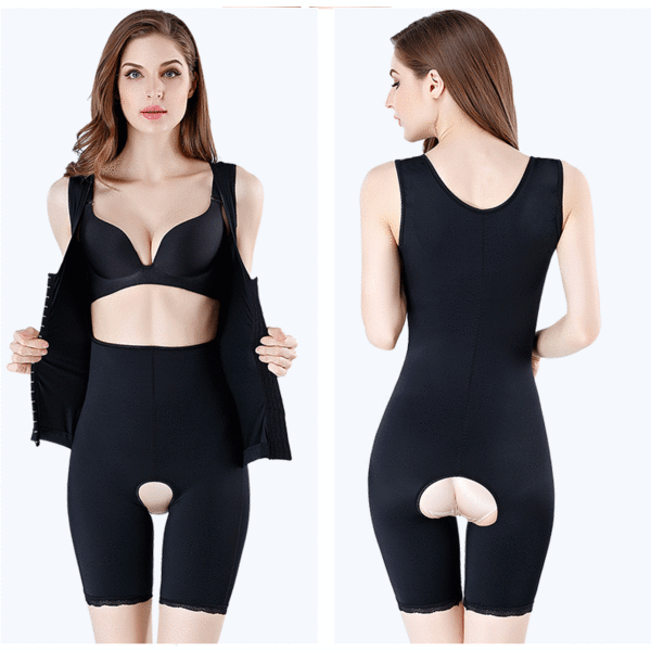 Slimming Body Shaper för kvinnor öppen gren Höftlyft Body Push Up Body Shaping Underkläder Korsett Midjeträning (M)