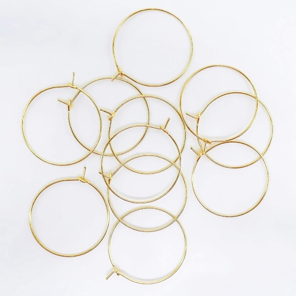 Ørering Perlearbejde Vinglas Charm Ringe