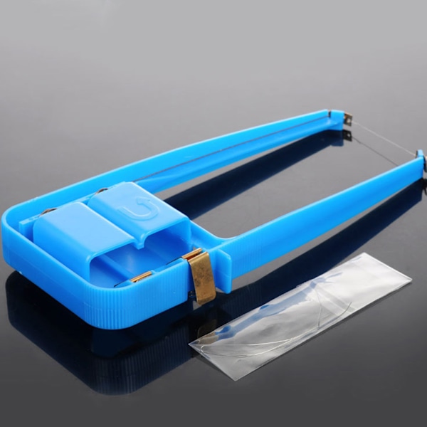 DIY Blå Varmtrådsskärare för Skum Liten Elektrisk Cellplast Polystyren Hantverksverktyg