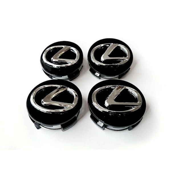 LX03 - 62MM 4-pak Centerkapsler Lexus Sølv Silver one size