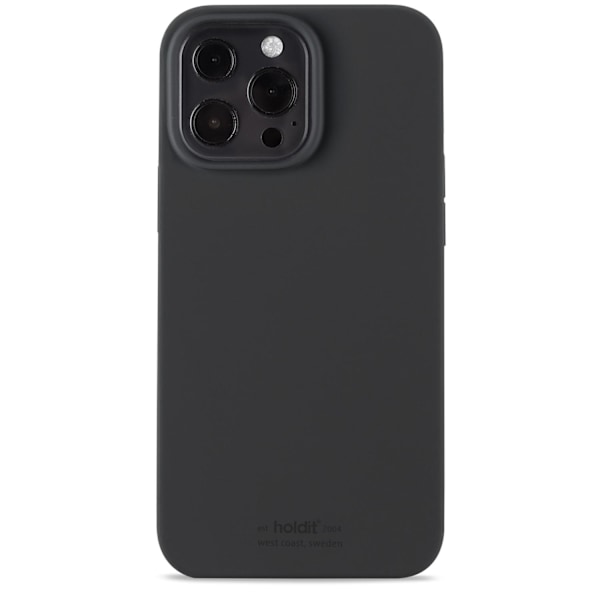 holdit iPhone 13 Pro Max - Mobilskal i Silikon - Svart Black Black