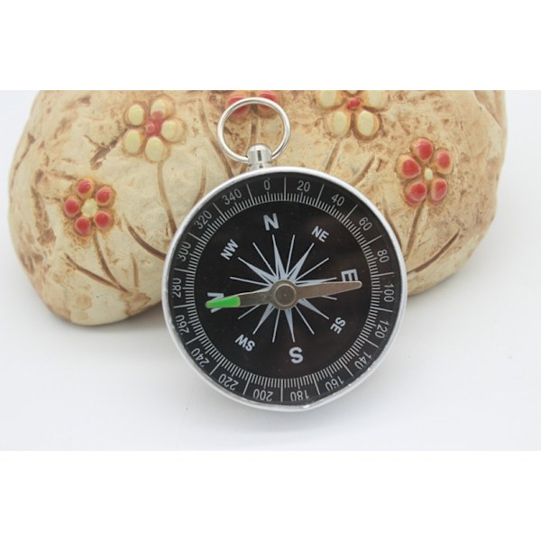 1 Piece High Accuracy Compass with Aluminum Trim Pocket Size for Out