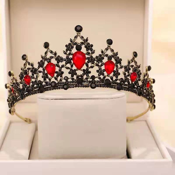 Tiara Bridal, Barokki Vintage Syntymäpäivä Tiara (Kultainen)