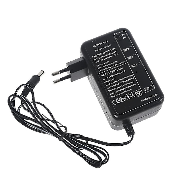 Oppladbar 4000mah 5v 9v 12v 1a for DC Output UPS Batteripakke for Router Mode