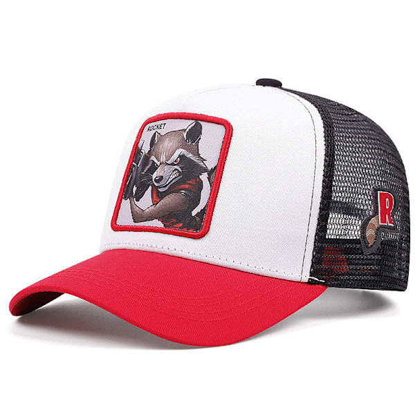 Mikki Hiiri verkkolippis miehille, naisille ja unisex - Snapback kesän aurinkosuoja【HY】 rocket white