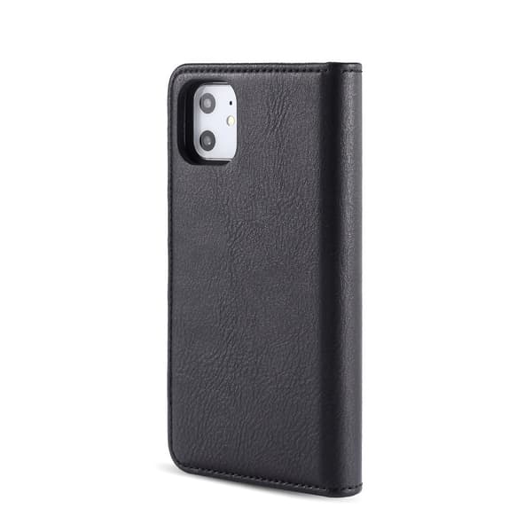 DG.MING 2-i-1 Magnetisk Plånbok iPhone 11 Svart{}YH
