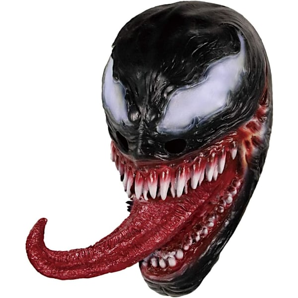 Venom-naamio Lateksi Naamio Cosplay Pitkä Kieli Cosplay Joulu Elokuva