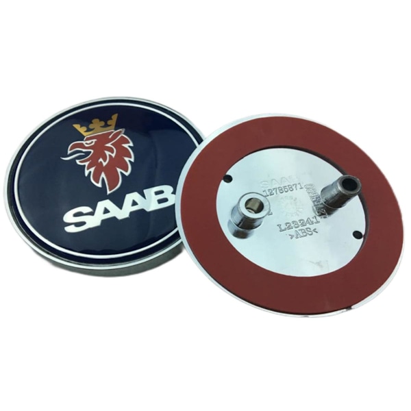 Sopii Saab-autojen takaemblemille SAAB Saab 68mm emblem 1 kpl (Merensininen)