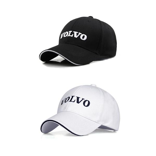 2 stk. Biltilbehør til Volvo Logo Baseball Cap, Udendørs Sports Visor til Mænd og Kvinder