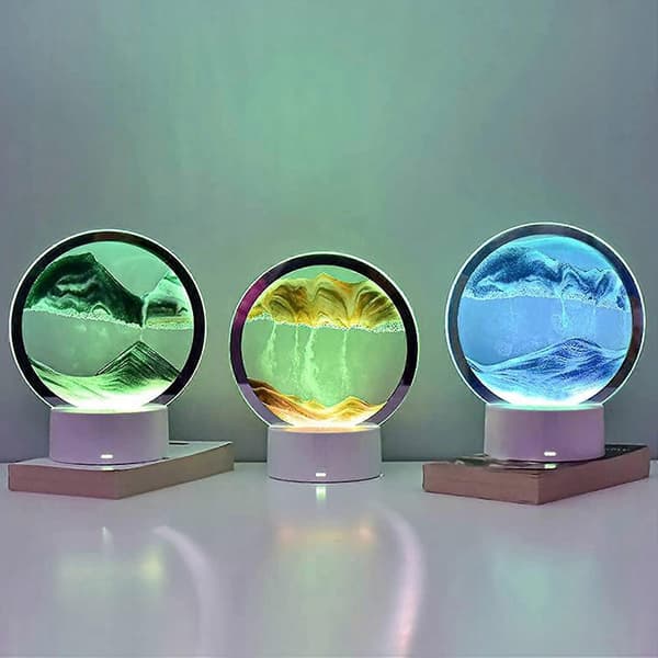 LED Lampe 3D Sandmaleri til Voksne (YH)