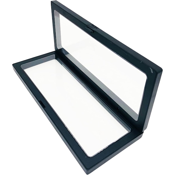 6 stk. 3D Flydende Monter, Smykkeorganisator til Displayboks, til Smykkedisplay (Sort)